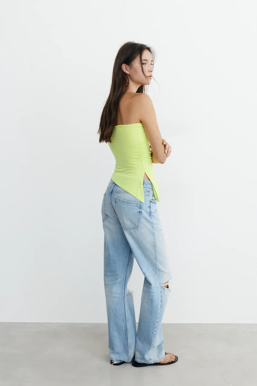 Asymmetrical Bandeau Top