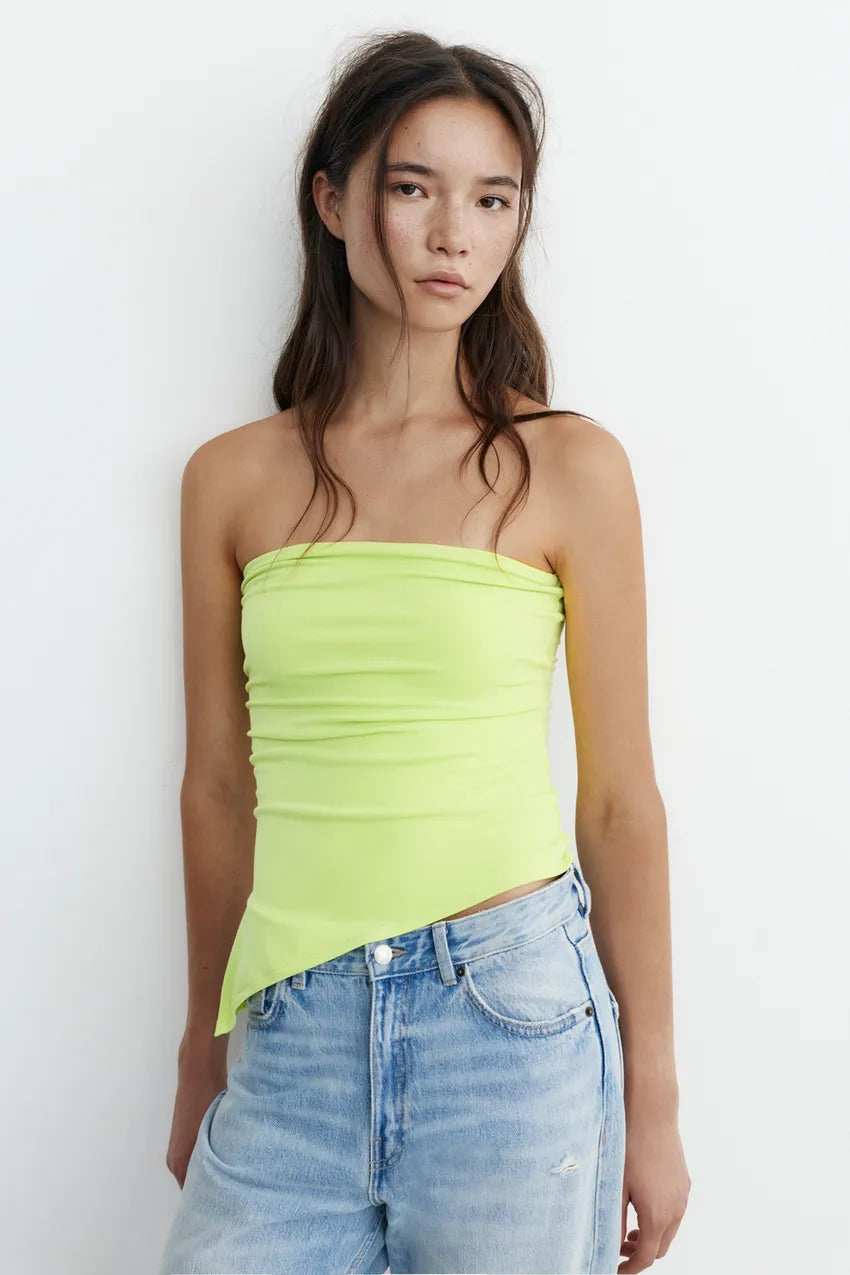 Asymmetrical Bandeau Top